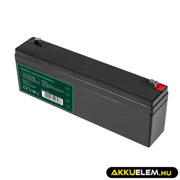 GreenCell AGM VRLA 12V 2.3Ah zselés akkumulátor - GreenCell