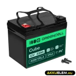 GreenCell AGM VRLA 12V 33Ah akkumulátor fűnyírókhoz robogókhoz hajókhoz - GreenCell
