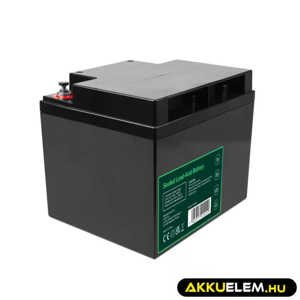 GreenCell AGM VRLA 12V 40Ah akkumulátor fűnyírókhoz robogókhoz hajókhoz - GreenCell