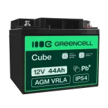 GreenCell AGM VRLA 12V 44Ah akkumulátor fűnyírókhoz robogókhoz hajókhoz - GreenCell