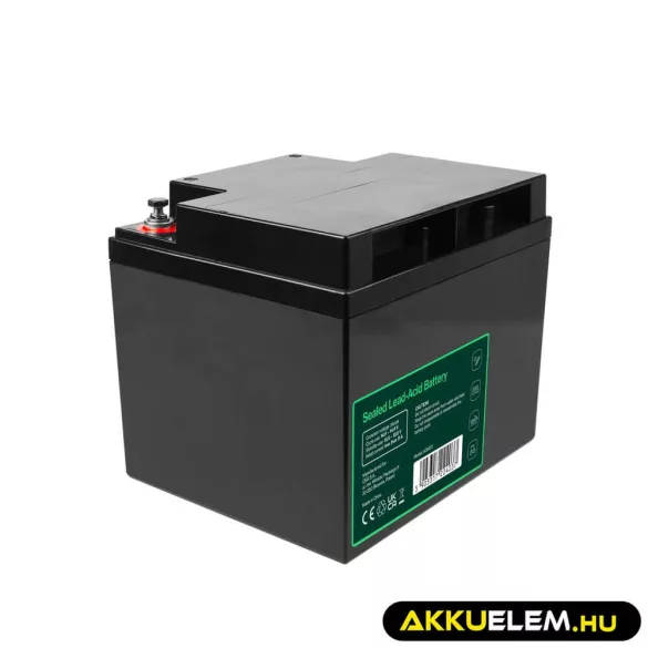 GreenCell AGM VRLA 12V 44Ah akkumulátor fűnyírókhoz robogókhoz hajókhoz - GreenCell