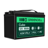 GreenCell AGM VRLA 12V 90Ah akkumulátor napelemes rendszerekhez hajókhoz - GreenCell