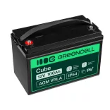 GreenCell AGM VRLA 12V 100Ah akkumulátor napelemes rendszerekhez hajókhoz - GreenCell