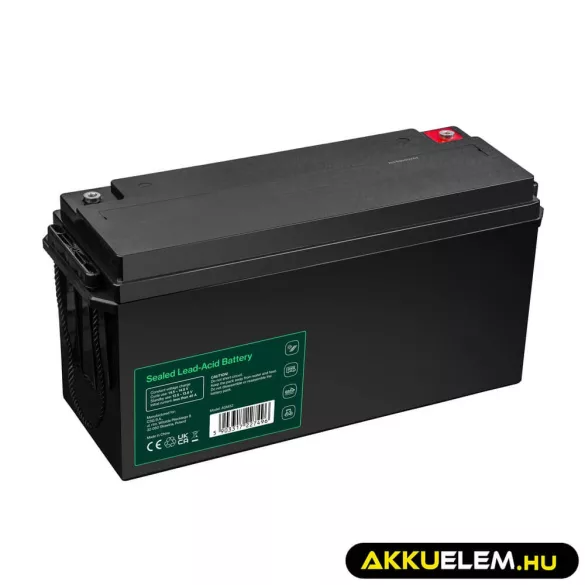 GreenCell AGM VRLA 12V 150Ah akkumulátor napelemes rendszerekhez hajókhoz - GreenCell