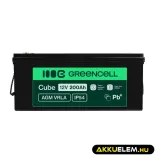 GreenCell AGM VRLA 12V 200Ah akkumulátor napelemes rendszerekhez hajókhoz - GreenCell