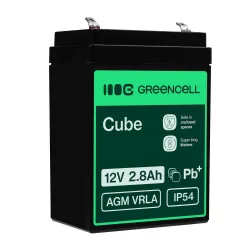   GreenCell AGM VRLA 12V 2.8Ah zselés akkumulátor - GreenCell