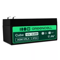   GreenCell AGM VRLA 12V 3.4Ah zselés akkumulátor - GreenCell