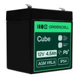 GreenCell AGM VRLA 12V 4.5Ah akkumulátor szünetmentes egységekhez - GreenCell