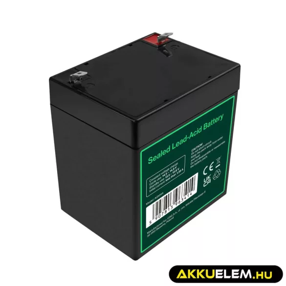 GreenCell AGM VRLA 12V 4.5Ah akkumulátor szünetmentes egységekhez - GreenCell