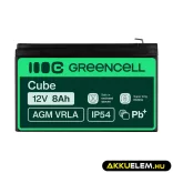 GreenCell AGM VRLA 12V 8Ah zselés akkumulátor - GreenCell