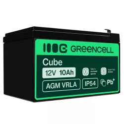   GreenCell AGM VRLA 12V 10Ah akkumulátor szünetmentes egységekhez - GreenCell