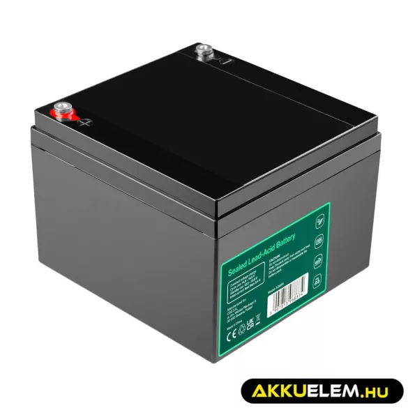 GreenCell AGM VRLA 12V 28Ah akkumulátor hajókhoz robogókhoz - GreenCell