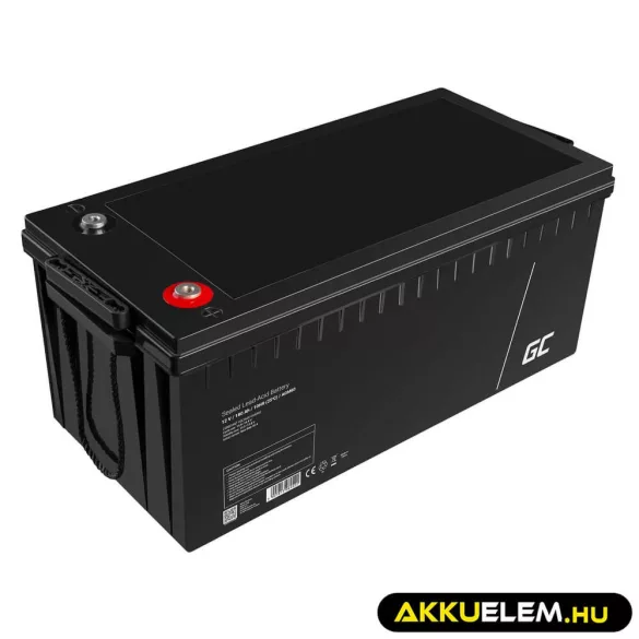 GreenCell AGM VRLA 12V 180Ah akkumulátor napelemes rendszerekhez hajókhoz - GreenCell