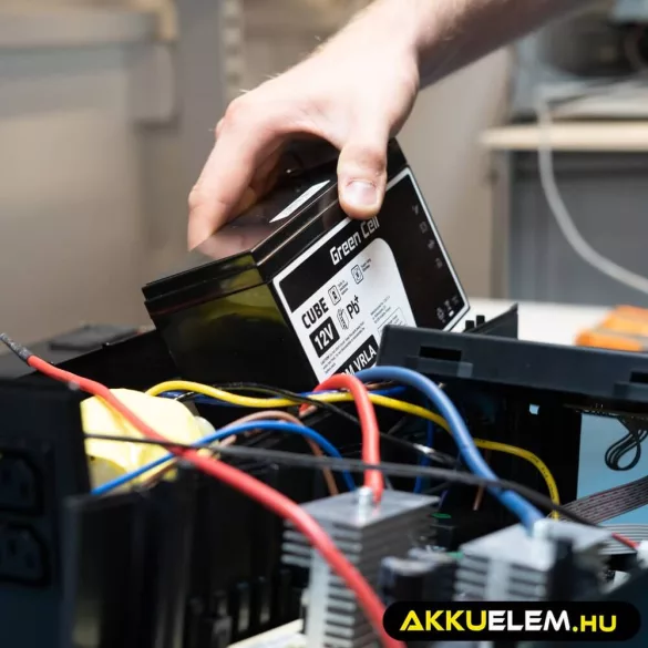 GreenCell CUBE AGM IP54 12V 40Ah VRLA akkumulátor Gel Deep Cycle robogókhoz fűnyírókhoz hajókhoz - GreenCell