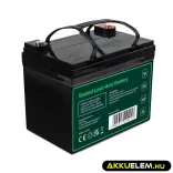 GreenCell Cube AGM VRLA IP54 12V 33Ah akkumulátor fűnyírókhoz robogókhoz hajókhoz - GreenCell