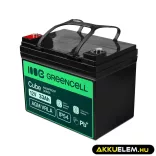 GreenCell Cube AGM VRLA IP54 12V 33Ah akkumulátor fűnyírókhoz robogókhoz hajókhoz - GreenCell
