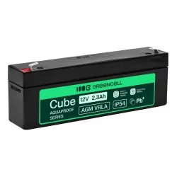   GreenCell AGM VRLA 12V 2.5Ah akkumulátor (178x36x66mm) - GreenCell