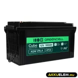 GreenCell AGM VRLA 12V 120Ah akkumulátor hajókhoz napelemes rendszerekhez (173x406x233mm) - GreenCell