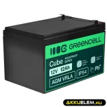 GreenCell AGM VRLA 12V 12Ah akkumulátor (152x99x100mm) - GreenCell