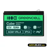 GreenCell AGM VRLA 12V 12Ah akkumulátor (152x99x100mm) - GreenCell