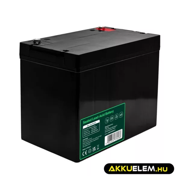 GreenCell AGM VRLA 12V 80Ah akkumulátor UPS-ekhez lakóautókhoz (260x168x216mm) - GreenCell