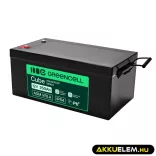 GreenCell AGM VRLA 12V 250Ah akkumulátor hajókhoz napelemes rendszerekhez (520x268x225mm) - GreenCell
