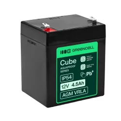   GreenCell AGM VRLA 12V 4.5Ah akkumulátor (90x70x106mm) - GreenCell