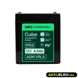 GreenCell AGM VRLA 12V 4.5Ah akkumulátor (90x70x106mm) - GreenCell