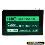 GreenCell AGM VRLA 12V 12Ah akkumulátor (151x98.5x95mm) - GreenCell