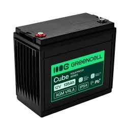   GreenCell AGM VRLA 12V 135Ah akkumulátor hajókhoz napelemes rendszerekhez (341x173x287mm) - GreenCell
