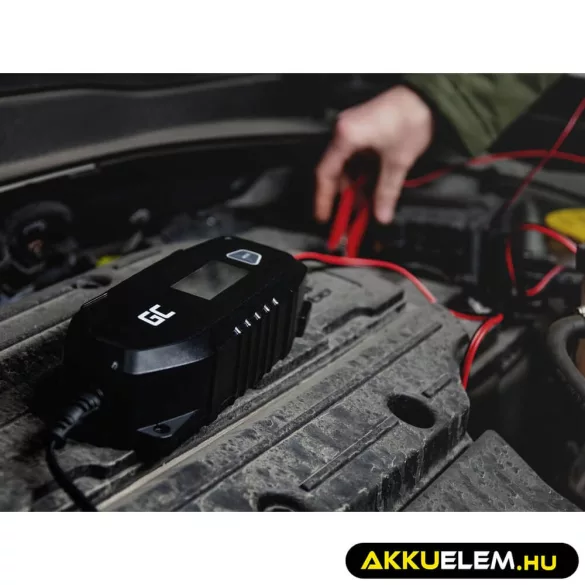 GreenCell akkumulátor töltő AGM Gel Ólomsavas 6V / 12V (4A) - GreenCell