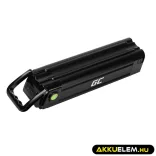Utángyártott Silverfish akkumulátor Ebike Elektrofahrrad mit 36V 10.4Ah 374Wh XLR 3 Pin - GreenCell