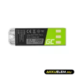 Utángyártott GPS akkumulátor 010-10863-00 Garmin Zumo 400 450 500 Deluxe - GreenCell