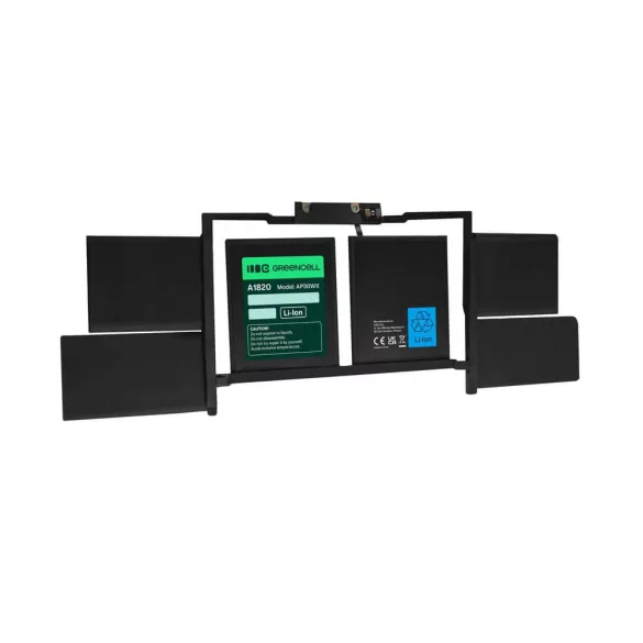 Utángyártott laptop akkumulátor A1820 Apple MacBook Pro 15 A1707 (2016 2017) - GreenCell