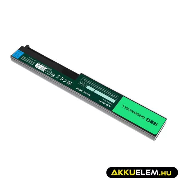 Utángyártott laptop akkumulátor A32-X401 A31-X401 A41-X401 Asus X501 X301 X301A X401 X401A X401U X501A X501U - GreenCell