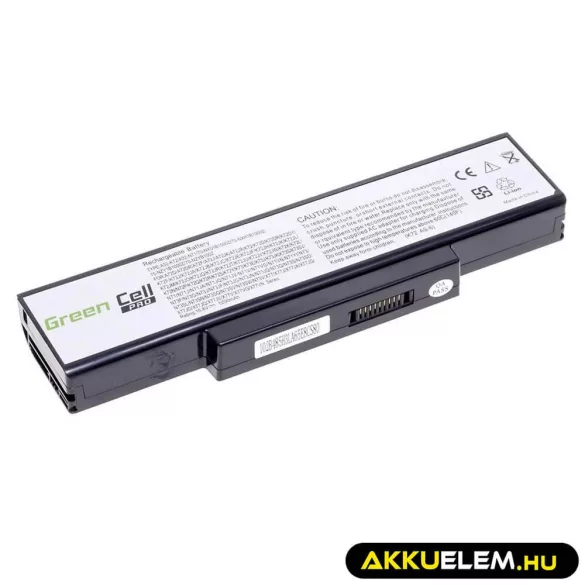 Utángyártott laptop akkumulátor PRO A32-K72 A32-N71 Asus K72 K72J K72F K73SV N71 N71J N73SV X73S - GreenCell