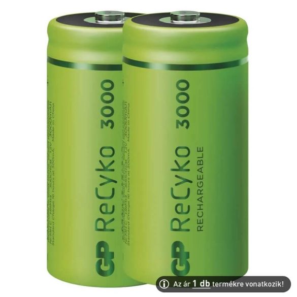 GP Recyko 3000mAh C akkumulátor