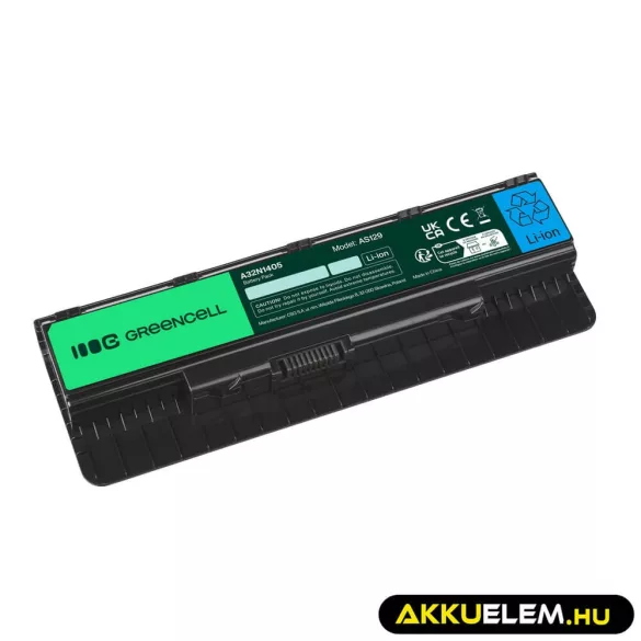 Utángyártott laptop akkumulátor A32N1405 Asus G551 G551J G551JM G551JW G771 G771J G771JM G771JW N551 N551J N551JM N551JW N551JX - GreenCell