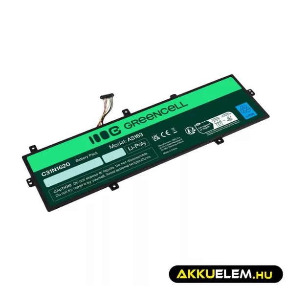 Utángyártott laptop akkumulátor C31N1620 Asus ZenBook UX430 UX430U UX430UA UX430UN UX430UQ - GreenCell