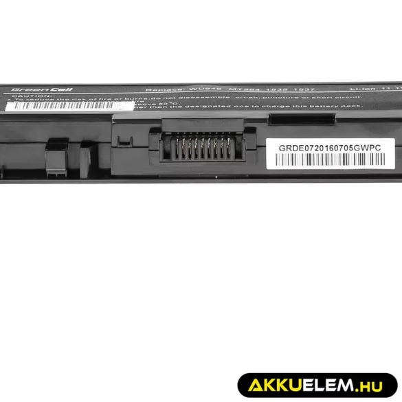 Utángyártott laptop akkumulátor WU946 Dell Studio 1500 1535 1536 1537 1550 1555 1557 1558 PP33L - GreenCell