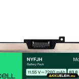 Utángyártott laptop akkumulátor NYFJH-6C 0NYFJH 0RY3F9 0VRX0J Dell Precision 15 7530 7540 7740 - GreenCell