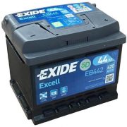 44Ah EXIDE Excell EB442 akkumulátor JOBB+