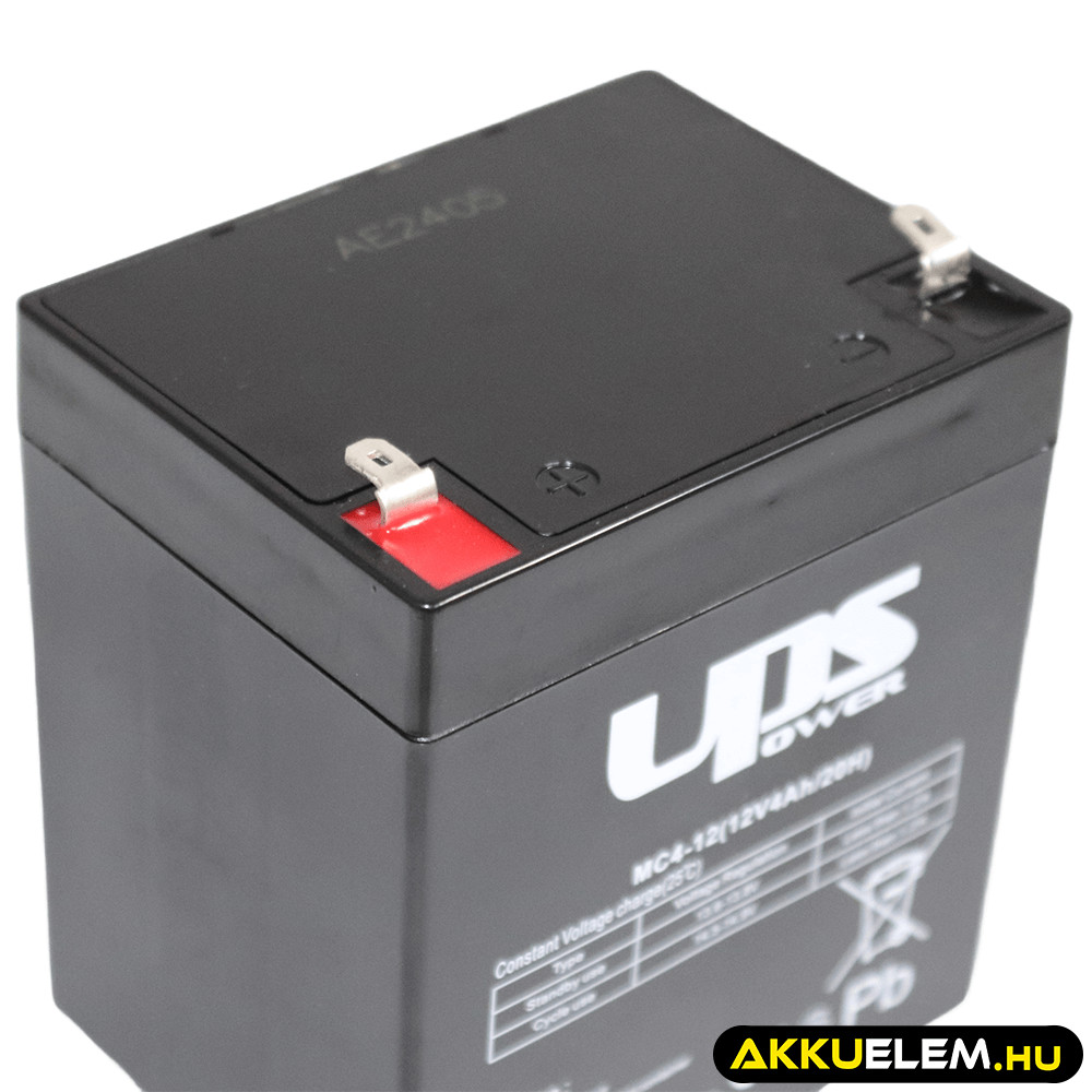 UPS Power 12V 4Ah zselés akkumulátor (MC4-12)