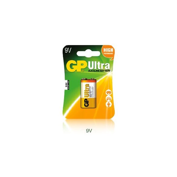 GP Ultra Alkaline 1604AU (9V, block) tartós