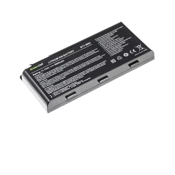 Utángyártott laptop akkumulátor BTY-M6D MSI GT60 GT70 GT660 GT680 GT683 GT780 GT783 GX660 GX680 GX780 - GreenCell