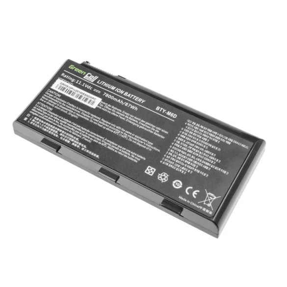 Utángyártott laptop akkumulátor PRO BTY-M6D MSI GT60 GT70 GT660 GT680 GT683 GT780 GT783 GX660 GX680 GX780 - GreenCell