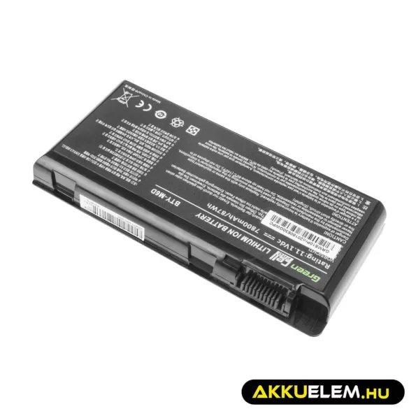 Utángyártott laptop akkumulátor PRO BTY-M6D MSI GT60 GT70 GT660 GT680 GT683 GT780 GT783 GX660 GX680 GX780 - GreenCell