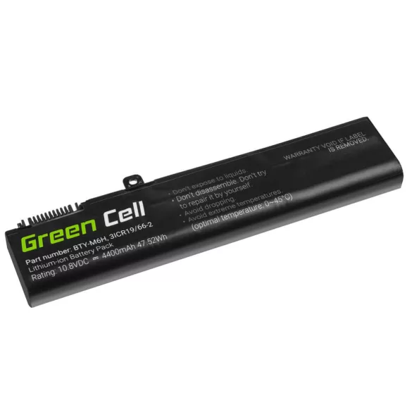 Utángyártott laptop akkumulátor BTY-M6H MSI GE62 GE63 GE72 GE73 GE75 GL62 GL63 GL73 GL65 GL72 GP62 GP63 GP72 GP73 GV62 GV72 PE60 PE70 - GreenCell