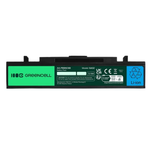 Utángyártott laptop akkumulátor AA-PB9NC6B AA-PB9NS6B Samsung R519 R522 R525 R530 R540 R580 R620 R780 RV510 RV511 NP300E5A - GreenCell