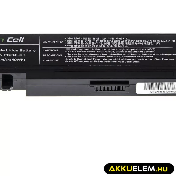 Utángyártott laptop akkumulátor AA-PB4NC6B Samsung R60 R61 R70 R509 R510 R560 R610 R700 R710 - GreenCell